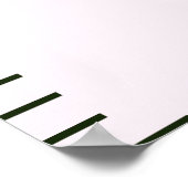 Mädchen rosa Regenbogenwachstumsdiagramm Poster (Ecke)