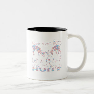 MÄDCHEN-ROTWILD-JÄGER ZWEIFARBIGE TASSE