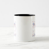 MÄDCHEN-ROTWILD-JÄGER ZWEIFARBIGE TASSE (Mittel)