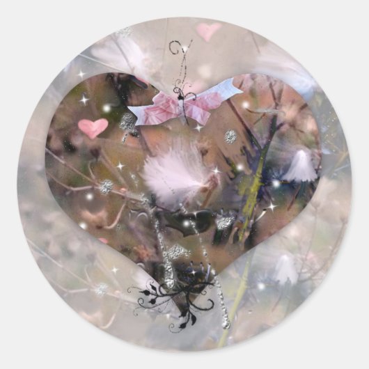 Mädchen! Runder Aufkleber (Vorderseite)