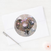 Mädchen! Runder Aufkleber (Umschlag)