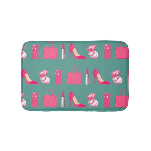 Mädchen Sachen Toilettenteppich Badematte (Vorderseite)