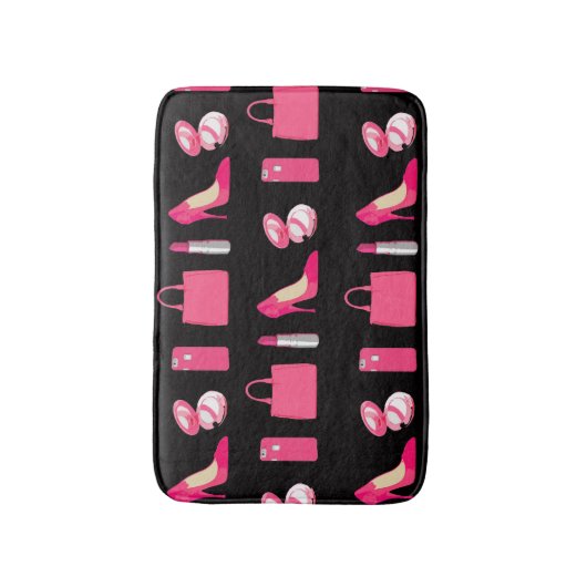 Mädchen Sachen Toilettenteppich Badematte (Vorderseite Vertikal)