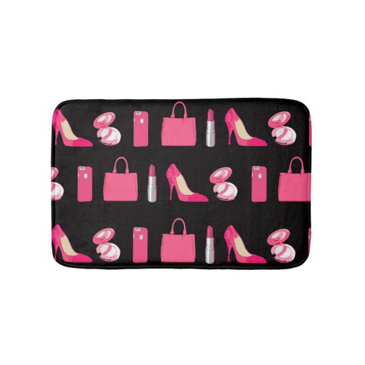 Mädchen Sachen Toilettenteppich Badematte (Vorderseite)