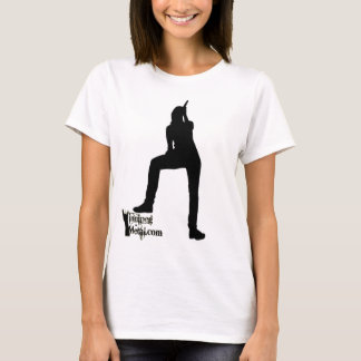 Mädchen-Sänger-Trägershirt T-Shirt