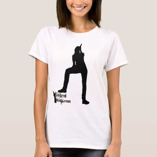 Mädchen-Sänger-Trägershirt T-Shirt (Vorderseite)