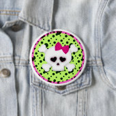 Mädchen-Schädelgrunge-Rucksack-Buttonknöpfe Button (Beispiel)