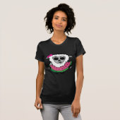 Mädchen-Schafe, die Wassermelone essen T-Shirt (Vorne ganz)