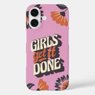 Mädchen schaffen es iPhone 16 hülle