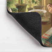 Mädchen-Schalen-Beeren, 1880 Mousepad (Ecke)