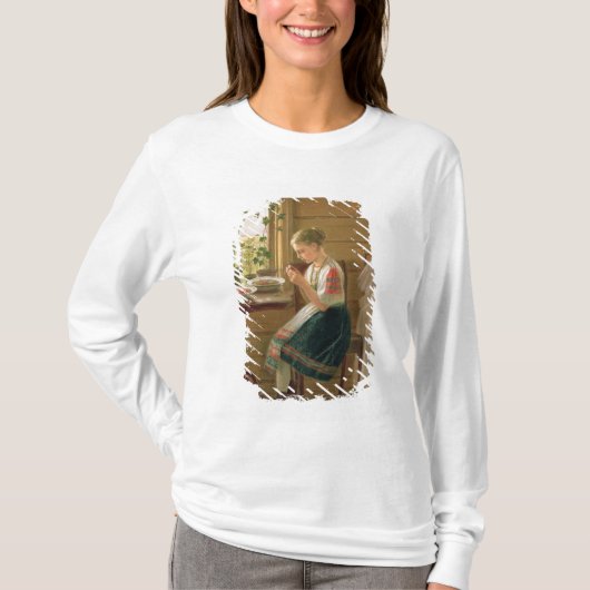 Mädchen-Schalen-Beeren, 1880 T-Shirt (Vorderseite)