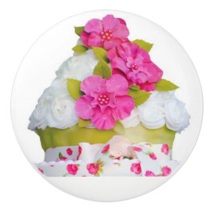 Mädchen-Schalen-Kuchen Keramikknauf