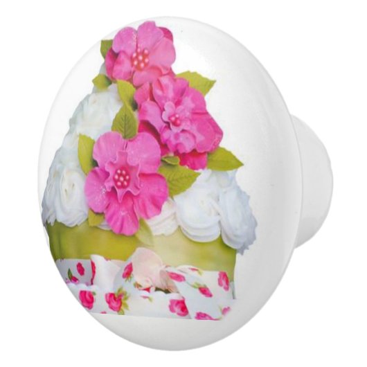 Mädchen-Schalen-Kuchen Keramikknauf (Rechts)