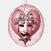 Mädchen-Schauspieler-Maske  Keramik Ornament (Links)