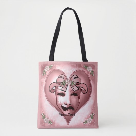 Mädchen-Schauspieler-Maske Tasche (Vorderseite)