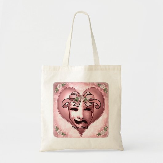 Mädchen-Schauspieler-Maske  Tragetasche (Vorne)