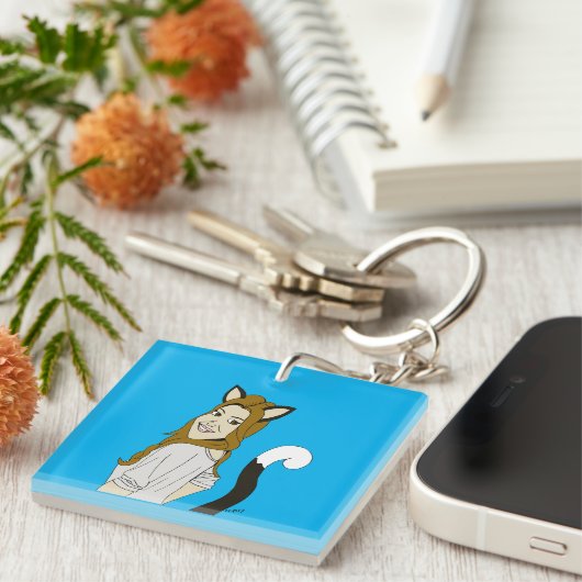 Mädchen Schlüsselanhänger (Vorderseite rechts)