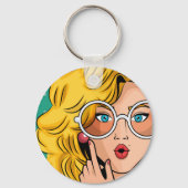 Mädchen Schlüsselanhänger (Vorderseite)