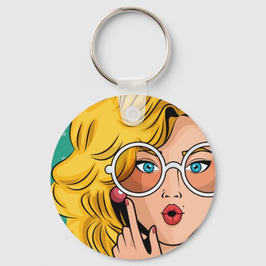 Mädchen Schlüsselanhänger (Vorderseite)