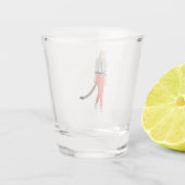 Mädchen Schnapsglas (Rückseite)