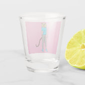 Mädchen Schnapsglas (Rückseite)