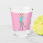 Mädchen Schnapsglas (Vorderseite)