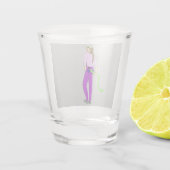 Mädchen Schnapsglas (Rückseite)