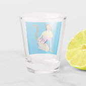 Mädchen Schnapsglas (Rückseite)