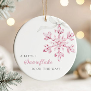 Mädchen-Schneeglöckchen-Ornament Keramik Ornament