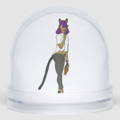 Mädchen Schneekugeln (Vorderseite)