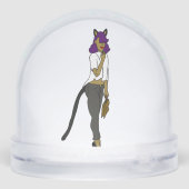 Mädchen Schneekugeln (Rückseite)