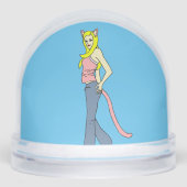 Mädchen Schneekugeln (Vorderseite)