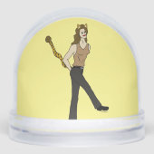 Mädchen Schneekugeln (Vorderseite)