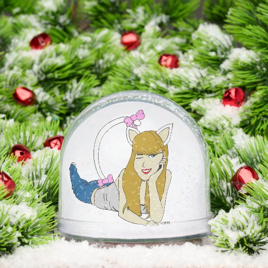 Mädchen Schneekugeln (Weihnachten)