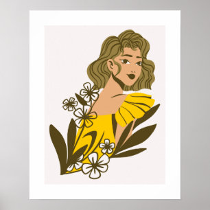 Mädchen Schöne Kunst Poster