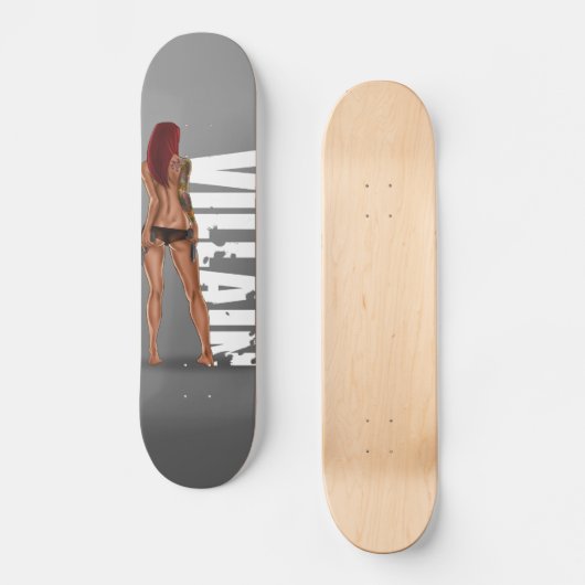 Mädchen-Schuft-Skateboard Skateboard (Vorderseite)
