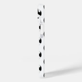 Mädchen Schwarz-weiße Volleyballmuster Case-Mate iPhone Hülle (Rückseite / Links)