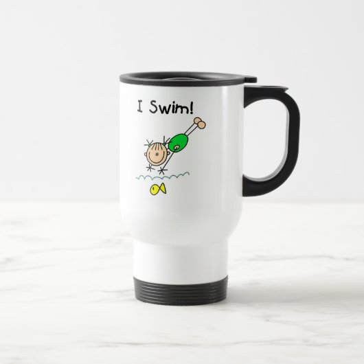 Mädchen-Schwimmen-Tasse Reisebecher (Rechts)