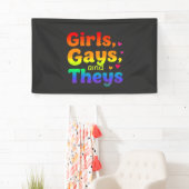 Mädchen, Schwule, und sie sind LGBT-Pride Monatsin Banner (Insitu)