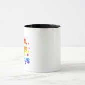 Mädchen, Schwule, und sie sind LGBT-Pride Monatsin Tasse (Zentrum)