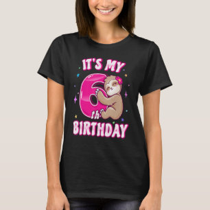 Mädchen Sechster Geburtstag sein 6. Geburtstag, Ta T-Shirt