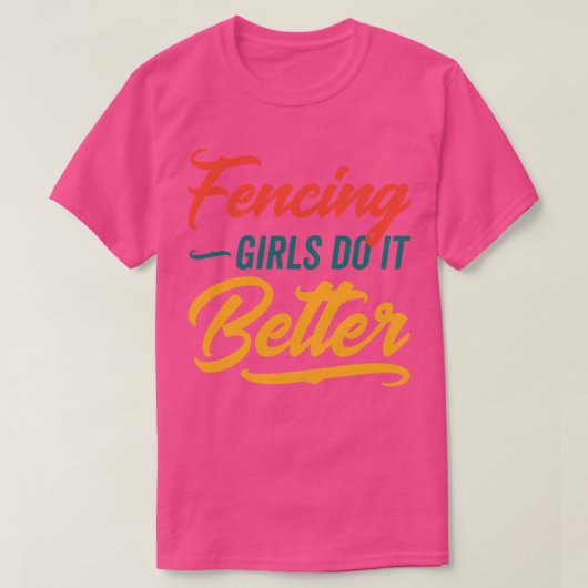 Mädchen sehen es besser T-Shirt (Design vorne)