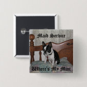 Mädchen-Service Button (Vorne & Hinten)