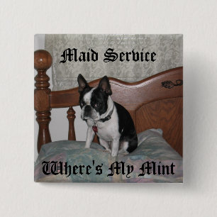 Mädchen-Service Button