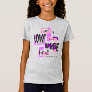Mädchen-Shirts mit einem lebendigen Design. T-Shirt