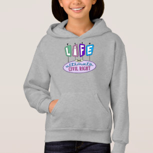 Mädchen-Shirts mit Retro-Design. Hoodie