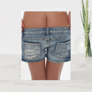 MÄDCHEN SIE (HINTERN) FUNNY-GEBURTSTAGSKARTEN KARTE