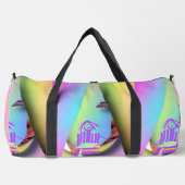 Mädchen sitzend duffle bag (Vorderseite)