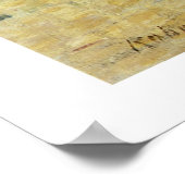 Mädchen sitzt am Meer Poster (Ecke)