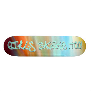 Mädchen-Skate auch! - MehrfarbenSkateboard Skateboard